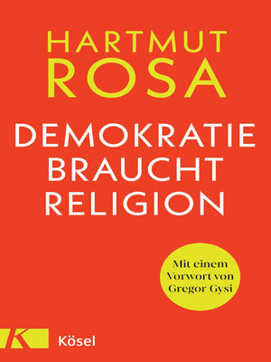 cover image of Demokratie braucht Religion
